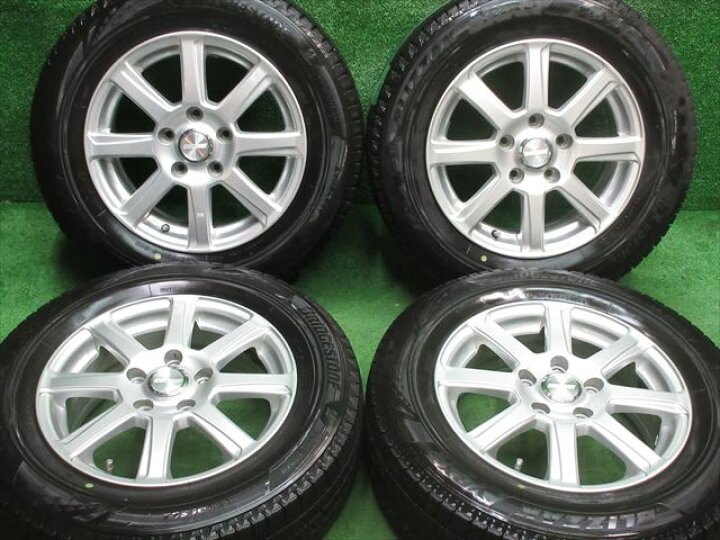 スタッドレスタイヤ ホイール付き 195/65r15 トランパス 17年製8部山 