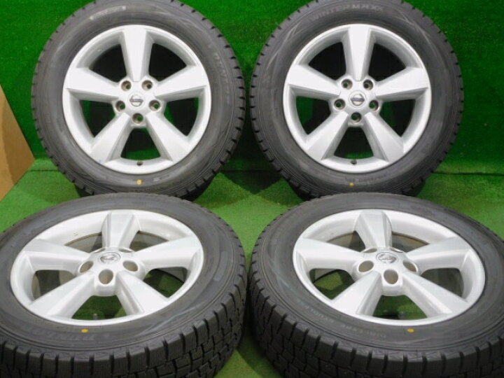 楽天市場】中古ホイールタイヤ 4本セット 215/60R17純正 日産  