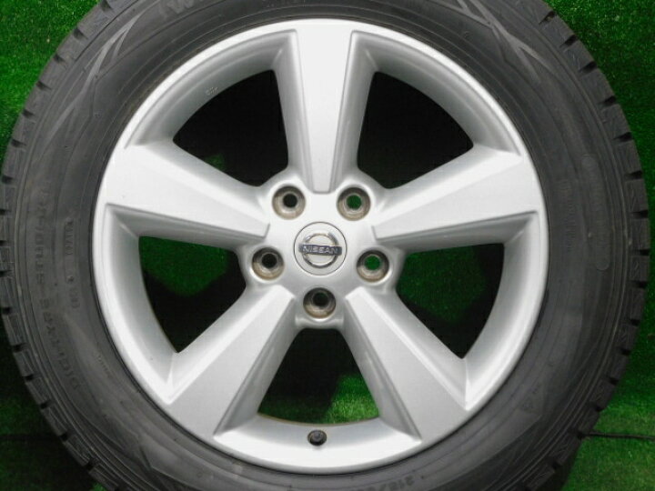 楽天市場】中古ホイールタイヤ 4本セット 215/60R17純正 日産 