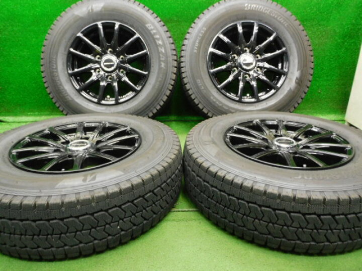 楽天市場】中古 ホイールタイヤ 4本セット 195/80R15 2022年製 7分山 