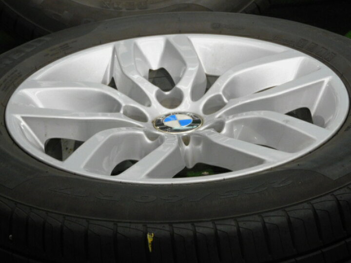 中古アルミ、タイヤ225/60R17ピレリBMW X3純正4本セット