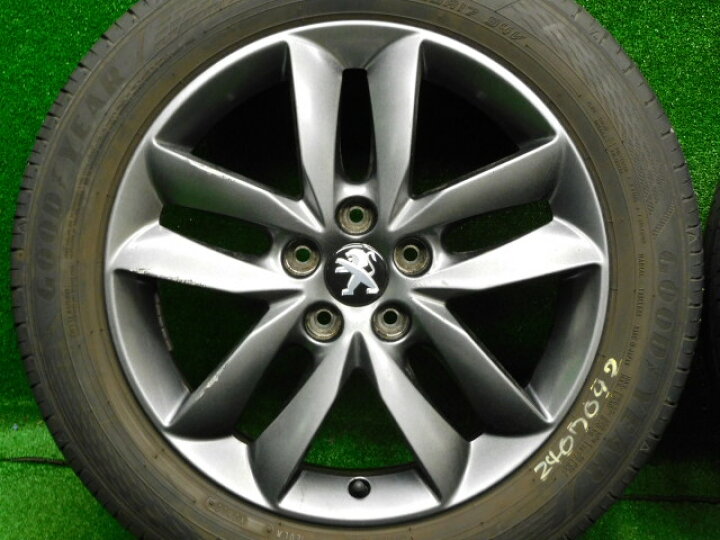 楽天市場】中古 ホイールタイヤ 4本セット 215/55R17 2022年製 8分山 