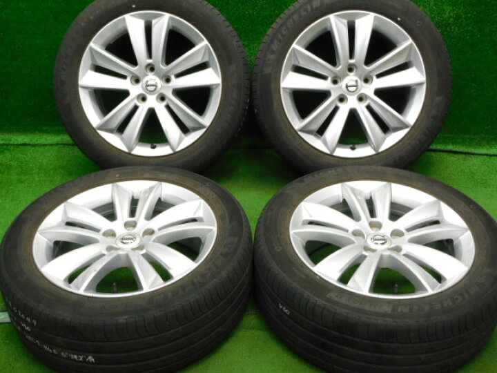 楽天市場】中古 ホイールタイヤ 4本セット 225/50R17 2019年製 8分山 