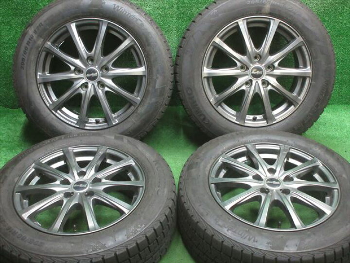楽天市場】中古 ホイールタイヤ 4本セット 205/60R16 2021年製 8分山  