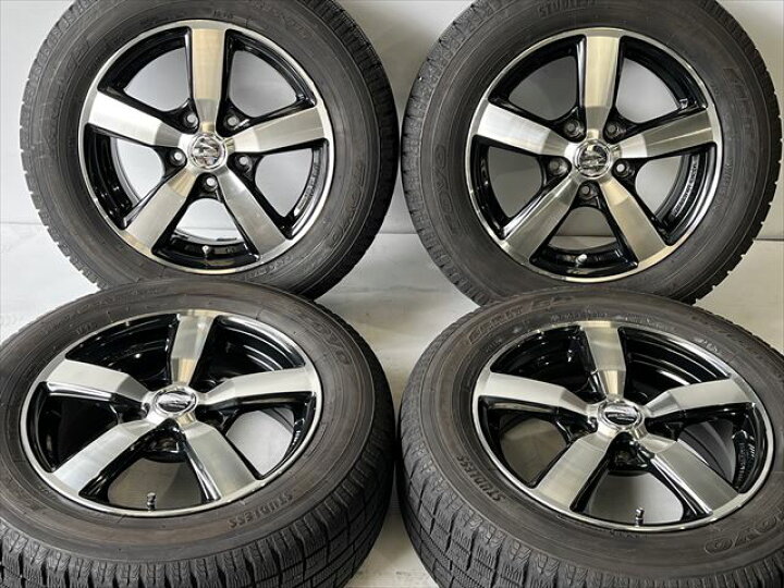 楽天市場】中古 ホイールタイヤ 4本セット 195/65R15 2019年製 6分山 