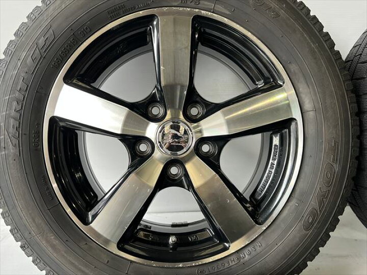 楽天市場】中古 ホイールタイヤ 4本セット 195/65R15 2019年製 6分山 