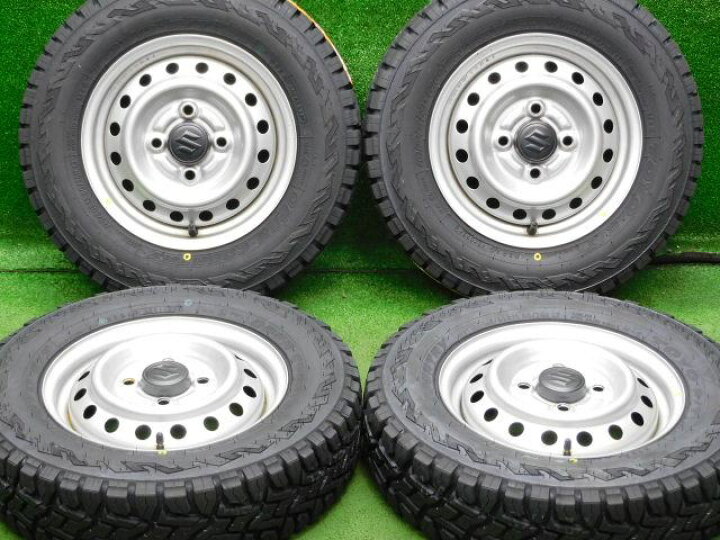 楽天市場】中古 ホイールタイヤ 4本セット 145/80R12 2024年製 中古 