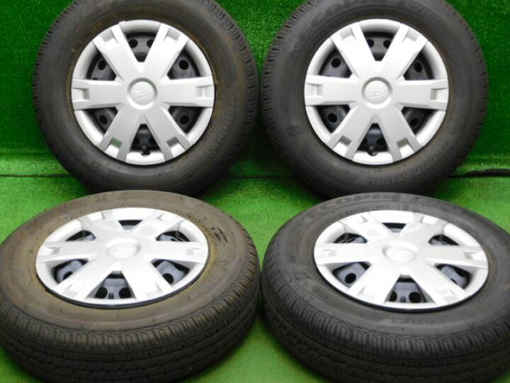 楽天市場】中古 ホイールタイヤ 4本セット 145/80R12 2023年製 9分山  