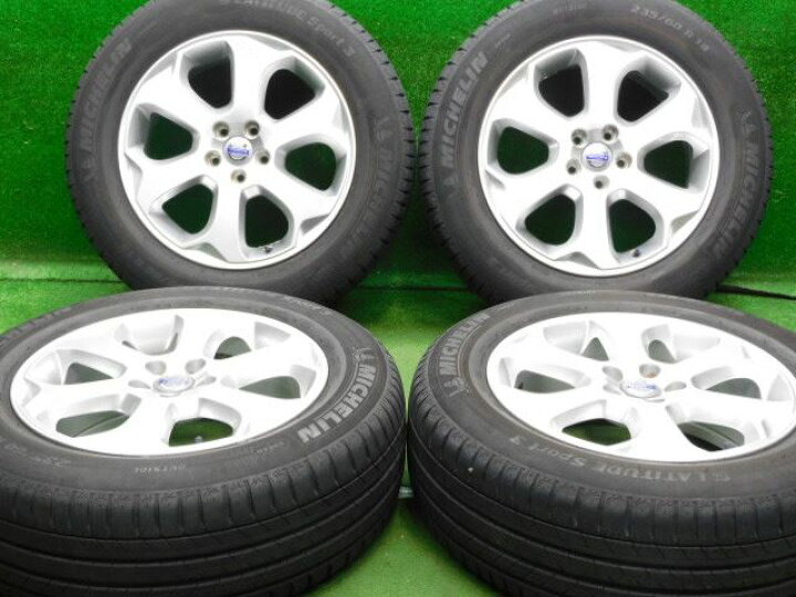 楽天市場】中古 ホイールタイヤ 4本セット 235/60R18 2015年製 6分山 