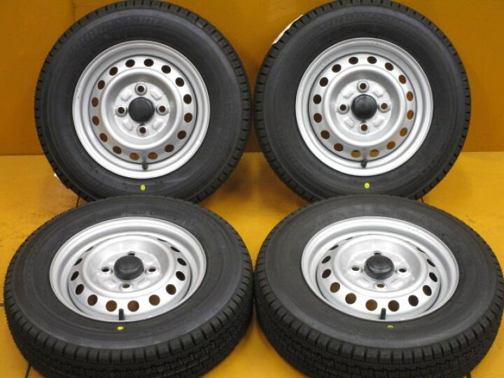 楽天市場】中古 ホイールタイヤ 4本セット 145/0R12 2021年製 中古純正 