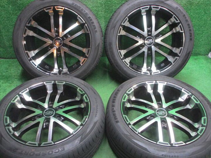 楽天市場】中古 ホイールタイヤ 4本セット 225/50R18 2020年製 8分山  