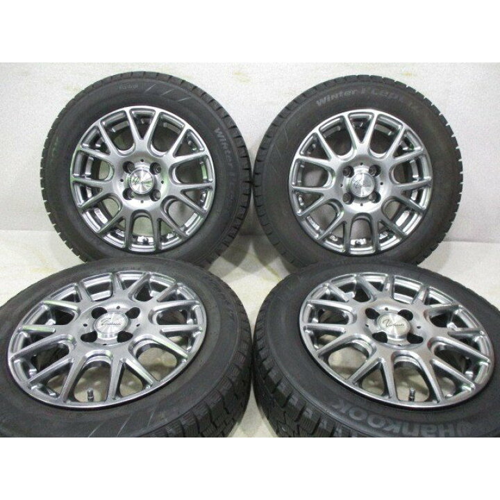 楽天市場】中古ホイールタイヤ 4本セット 165/70R14社外 ヴェル 