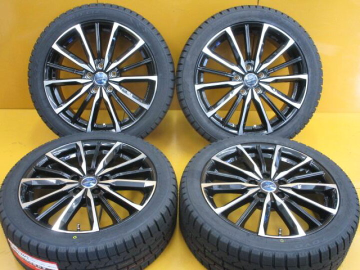 楽天市場】未使用 ホイールタイヤ 4本セット 225/45R18 社外 共豊 