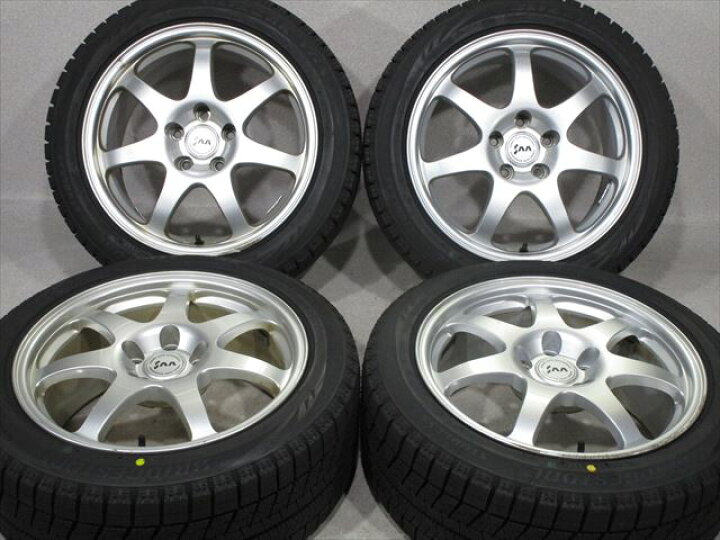 楽天市場】中古ホイールタイヤ 4本セット 215/50R17純正 スバル純正 