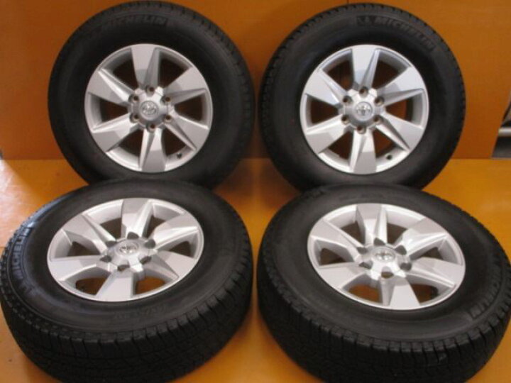 楽天市場】中古ホイールタイヤ 4本セット 265/65R17純正 トヨタ 150系  