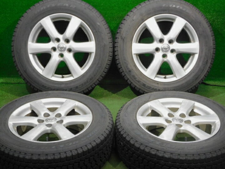 楽天市場】中古ホイールタイヤ 4本セット 225/65R17純正 トヨタ  