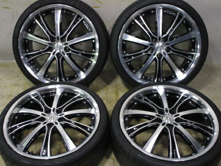楽天市場】中古 ホイールタイヤ 4本セット 215/35R19 社外 アネーロ 