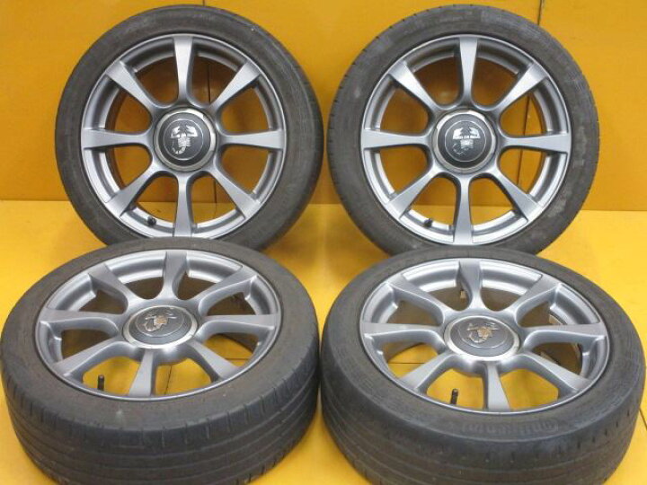 楽天市場】中古 ホイールタイヤ 4本セット 195/45R16 2017年製 3分山 
