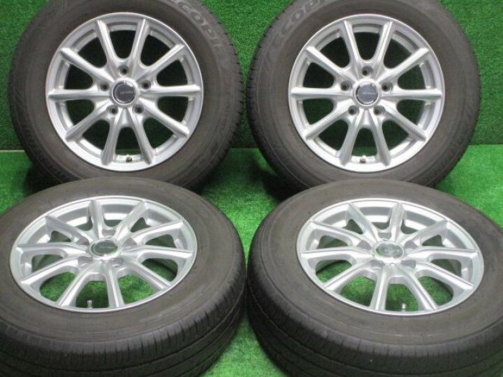 楽天市場】中古 ホイールタイヤ 4本セット 195/65R15 2019年製 8分山  