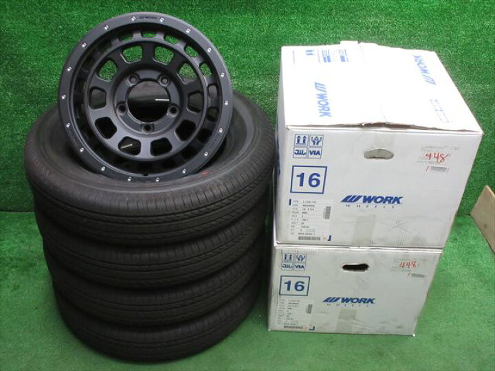 楽天市場】中古 ホイールタイヤ 4本セット 175/80R16 2023年製 9.5分山 
