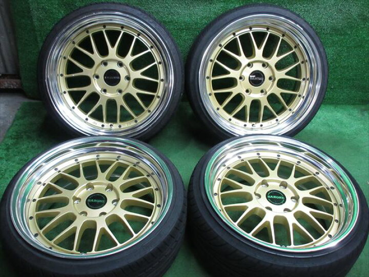 楽天市場】中古 ホイールタイヤ 4本セット 225/35R20 2018年製 4分山 