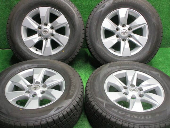 楽天市場】中古ホイールタイヤ 4本セット 265/65R17純正 トヨタ  