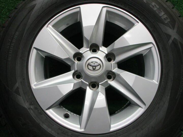 楽天市場】中古 ホイールタイヤ 4本セット 265/65R17 純正 トヨタ 