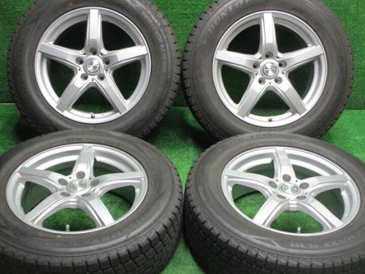 楽天市場】中古 ホイールタイヤ 4本セット 225/65R17 社外 ダンロップ  