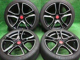 中古 ホイールタイヤ 4本セット 225/40R18 2020年製 2分山程度 中古社外 OZ アドレナリーナ 18x8J+48 5H112 中古 ラジアル タイヤ BS ポテンザ アドレナリン RE003