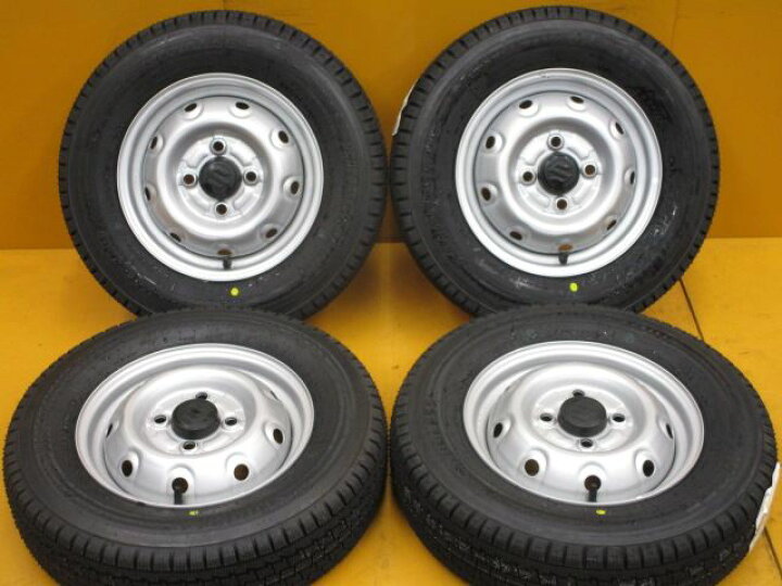 楽天市場】中古 ホイールタイヤ 4本セット 145/80R12 2022年製 中古 
