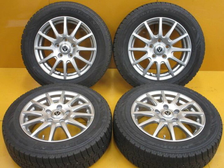 楽天市場】中古 ホイールタイヤ 4本セット 185/65R15 社外 ハート 