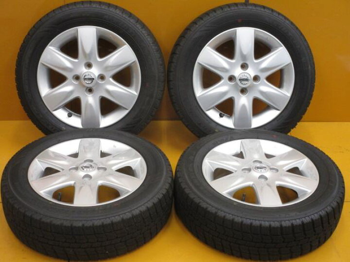 楽天市場】中古ホイールタイヤ 4本セット 175/65R15純正 ニッサン 