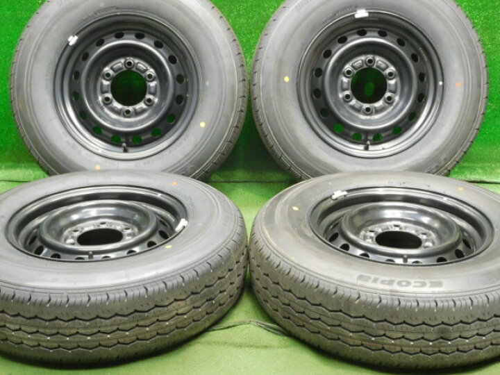 楽天市場】中古 ホイールタイヤ 4本セット 195/80R15 2025年製 9.9分山 
