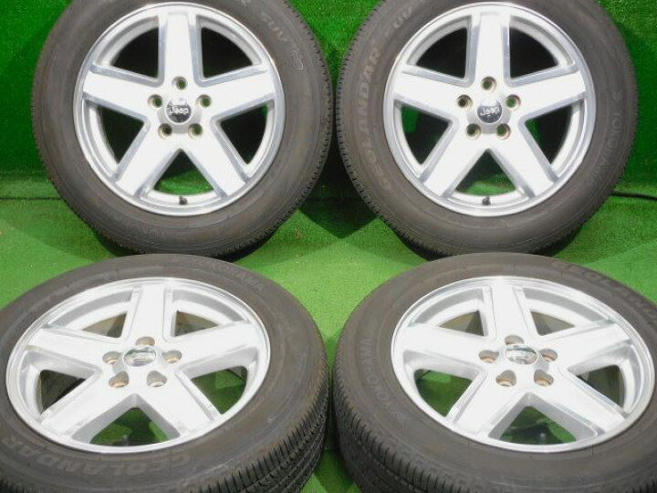 楽天市場】中古 ホイールタイヤ 4本セット 215/60R17 2018年製 6分山 