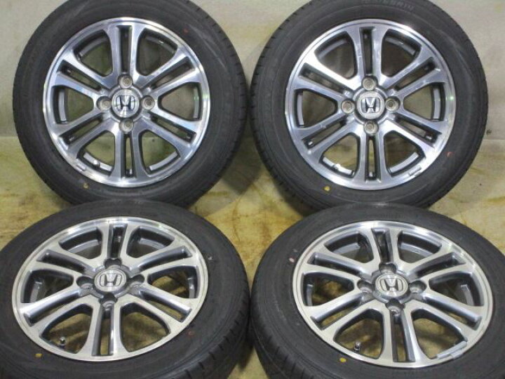 楽天市場】中古ホイールタイヤ 4本セット 155/65R14純正 ホンダ 