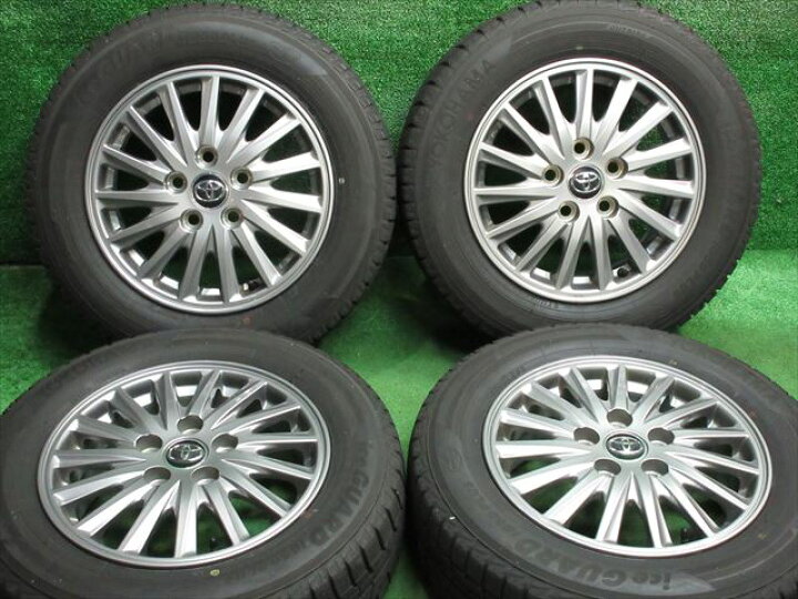 楽天市場】中古 ホイールタイヤ 4本セット 195/65R15 2018年製 8分山  