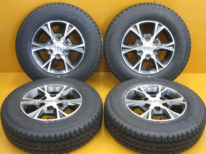 楽天市場】中古ホイールタイヤ 4本セット 195/80R15純正 トヨタ 