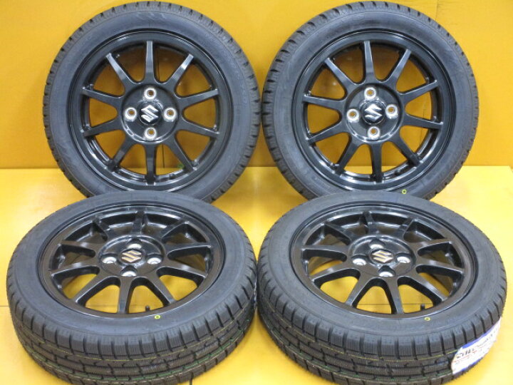 楽天市場】中古 ホイールタイヤ 4本セット 165/55R15 純正 スズキ  