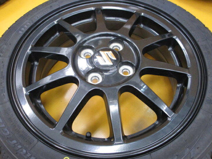 楽天市場】中古 ホイールタイヤ 4本セット 165/55R15 純正 スズキ 