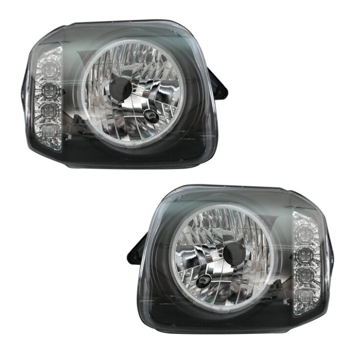 楽天市場】JB23 ジムニー ヘッドライト CCFLリング付き LED ウィンカー 