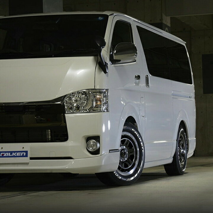 楽天市場】ハイエース ホイール タイヤセット HELIOS ポリッシュ 