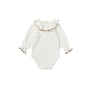 y2025AWzMARL MARL }[}[ {fBX[c s^bNt bodysuits pintuck frill {fBX[c V xr[ 100% t u} Ԃ  Jbg\[ xr[ Ԃ H n[