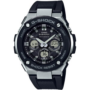 【国内正規品】【カシオ】カシオ ジーショック CASIO G-SHOCK G-STEEL ソーラー電波時計 GST-W300-1AJF メンズ 樹脂ベルト