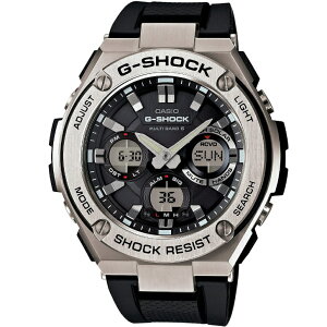 yKizyJVIzJVI W[VbN CASIO G-SHOCK G-STEEL MULTI BAND6 \[[dgv GST-W110-1AJF Y ubN xg