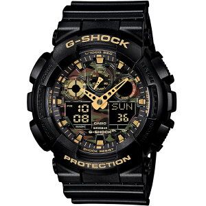 �y�J�V�I�z�J�V�I �W�[�V���b�N CASIO G-SHOCK Camouflage Dial�V���[�Y �r���v �f�W�A�i GA-100CF-1A9JF �����Y �����x���g