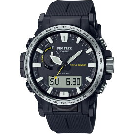 [カシオ] 腕時計CASIO PROTREK カシオ プロトレック クライマーライン 電波ソーラー バイオマスプラスチック 採用 PRW-61-1AJF メンズ ブラック 樹脂ベルト