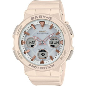 【国内正規品】[カシオ] 腕時計 CASIO Baby-G カシオ ベビージー 電波ソーラー BGA-2510-4AJF レディース ベージュ