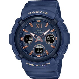 【国内正規品】[カシオ] 腕時計 CASIO Baby-G カシオ ベビージー 電波ソーラー BGA-2800-2AJF レディース ブルー