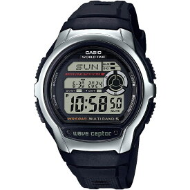 【国内正規品】[カシオ] 腕時計 CASIO WAVE CEPTOR カシオ ウェーブセプター 電波時計 スーパーイルミネータータイプ(高輝度なLEDライト) WV-M60R-1AJF メンズ ブラック