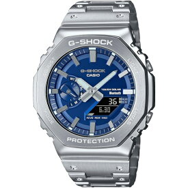 【国内正規品】CASIO G-SHOCK カシオ ジーショック 腕時計 Bluetooth搭載 フルメタル ソーラー GM-B2100AD-2AJF メンズ シルバー